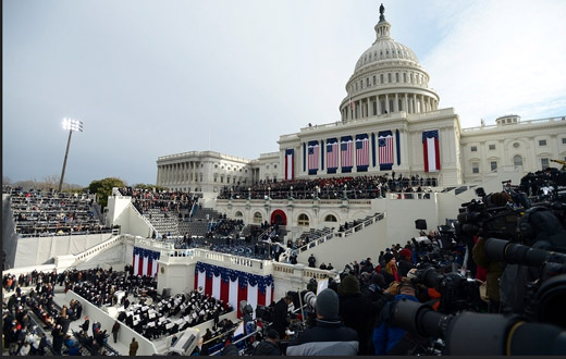 Obama sworn in 2nd time2